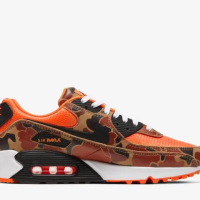 air max 90 orange duck camo